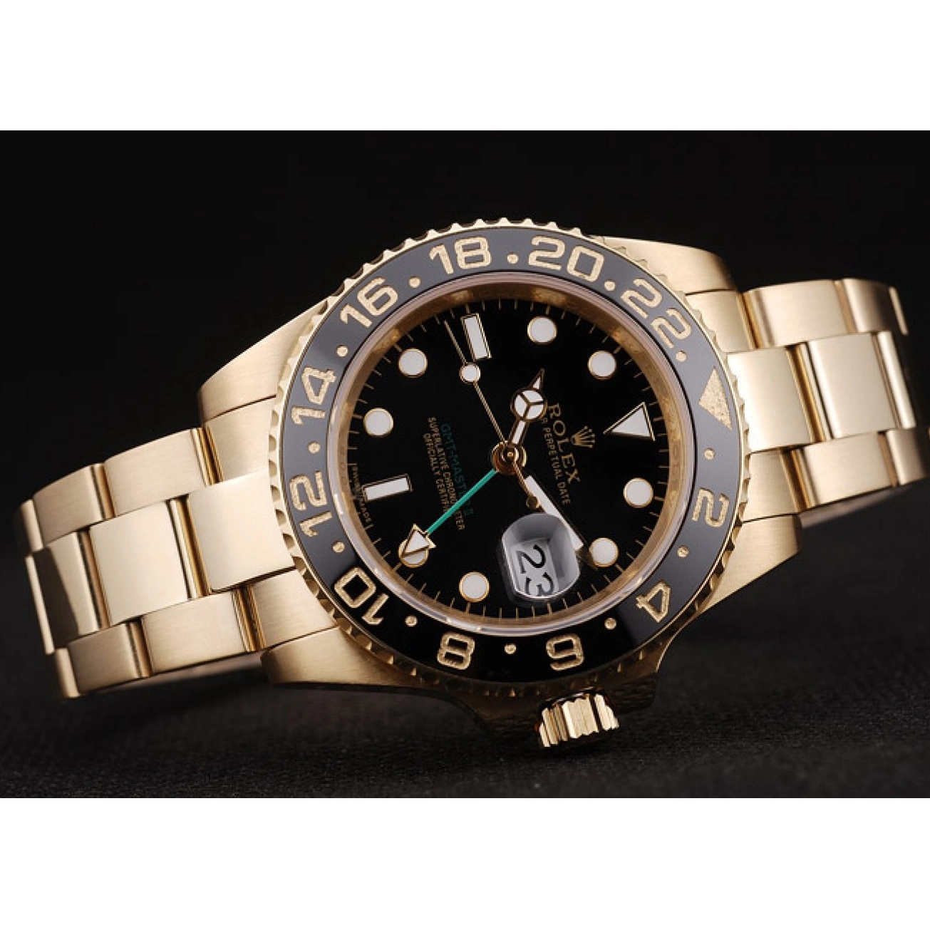 AAA Replica Watches Bezel Black GMT Master II Ceramic Dial 98228 Rolex Black 0806
